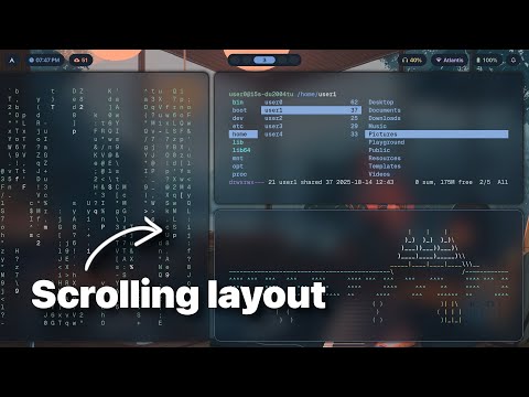 Видео: Как настроить макеты в Hyprland (часть 3) | Прокрутка