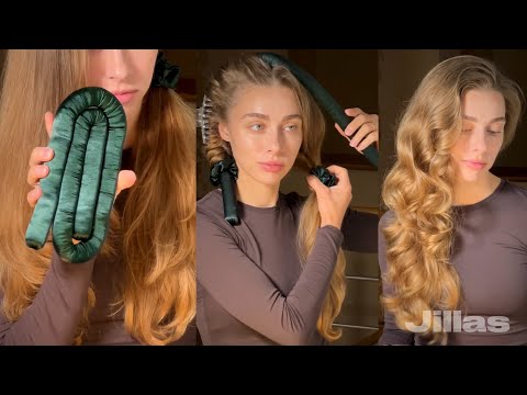 Видео: Как закручивать волосы на бигуди jillas classic wb: #25690031 #jillas #бигуди #hairstyle 