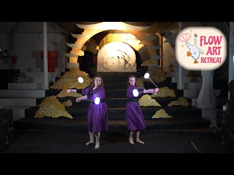 Видео: Маджента \ Пои \  Flow Art Retreat 2024