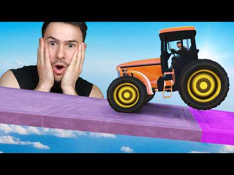 Видео: ОТКЧЕНИ ПАРКУРИ С ТРАКТОРИ В GTA 5😂