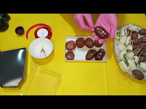 Видео: Восхитительные финики в бельгийском шоколаде: десерт. секрет
