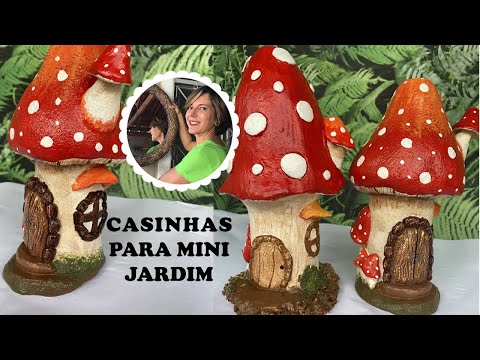 Видео: Как сделать домики для мини-садов: в форме грибов