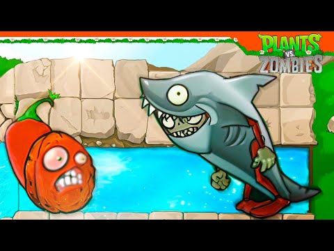 Видео: 🌻 ОСТРЫЙ ОРЕХ! НОВЫЙ ЗОМБИ АКУЛА! ПВЗ ГИБРИД 3.0 🧄 Plants vs Zombies Hybrid Растения против зомби