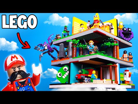 Видео: Я построил игровой небоскрёб LEGO