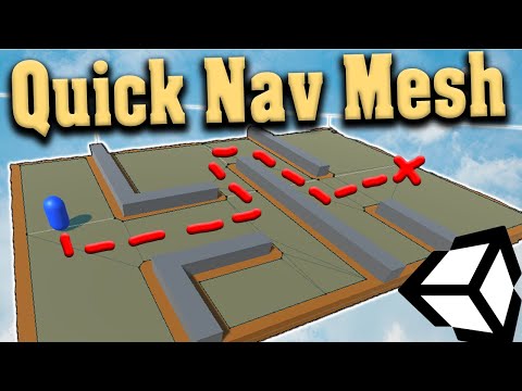 Видео: Настройка 3D-агентов поиска пути за считанные минуты с помощью Unity