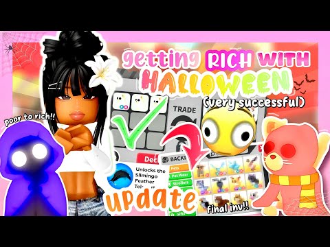 Видео: Разбогатейте с обновлением «Хэллоуин» *Успешно* 😍💸 (Эпизод 4)