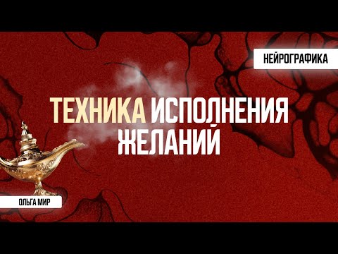 Видео: НЕЙРОГРАФИКА на исполнение желаний