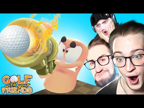 Видео: ЧЕРВЯК ИЗ WORMS ЗАБИЛ МЕНЯ В ЛУНКУ! ТАКОГО ФИНАЛА НЕ ОЖИДАЛ НИКТО! ЛЕТНЯЯ БИТВА БАНДЫ ЮТУБ В ГОЛЬФ!