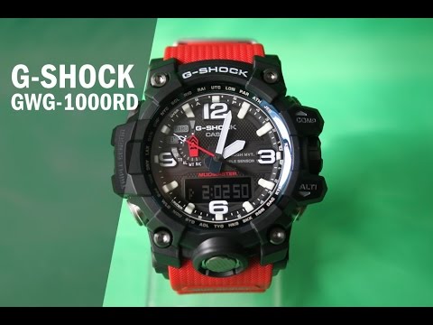 Видео: CASIO G-SHOCK GWG-1000RD-4A | Обзор и настройка (на русском) | Купить со скидкой