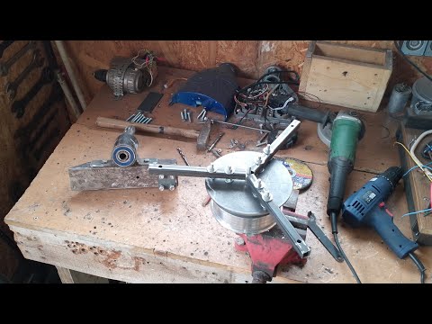 Видео: Ветрогенератор из гироскутера  4 серия