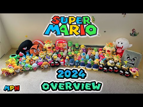Видео: Набор мягких игрушек Sanei Super Mario — обзор коллекции 2024 года