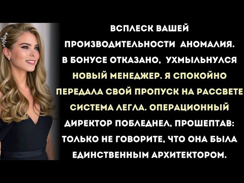 Видео: они отказали мне в бонусе, поэтому я обрушила их систему,