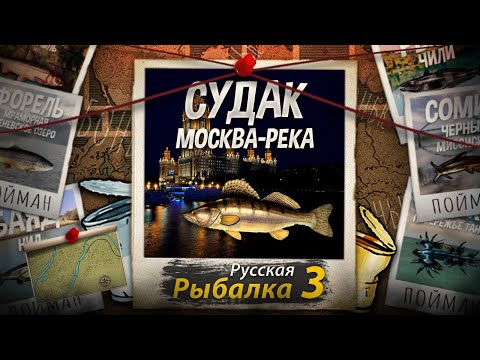 Видео: "Мутант" Судак + Банки. Москва-Река. Русская рыбалка 3.