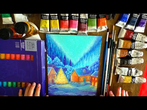 Видео: Водорастворимые масляные краски Artisan Обзор Winsor & Newton Artisan Water Mixable Oil Colour