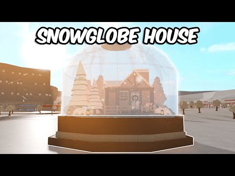 Видео: СТРОИТЕЛЬСТВО ДОМА-СНЕЖНОГО ШАРА В БЛОКСБУРГЕ