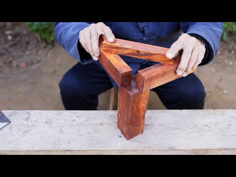 Видео: Сочетание шипа типа «ласточкин хвост» и треугольного шипа так же сильно, как тигр с крыльями.