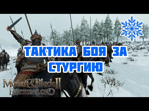 Видео: Тактика боя за Стургию в Mount & Blade Bannerlord