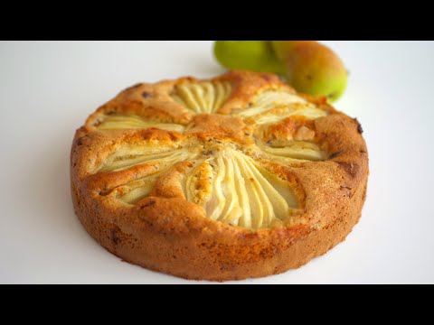 Видео: Шарлотка с грушами / Итальянский грушевый пирог