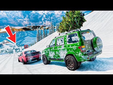 Видео: BEAMNG DRIVE ЛЕДЯНОЙ СПУСК С ГОРЫ БЕЗ ТОРМОЗОВ НА ЧИТ ТАЧКАХ В BEAM NG DRIVE