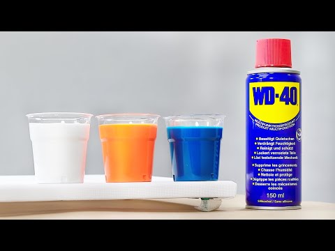 Видео: Эффект WD-40 | Акриловая заливка