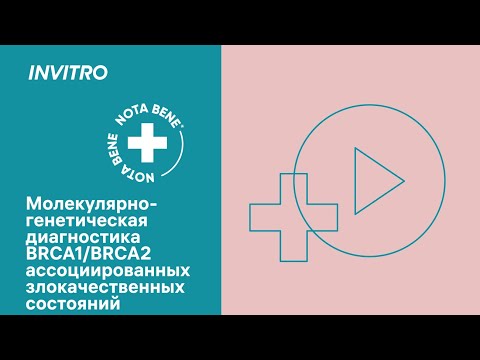 Видео: Молекулярно-генетическая диагностика BRCA1/BRCA2 ассоциированных злокачественных состояний