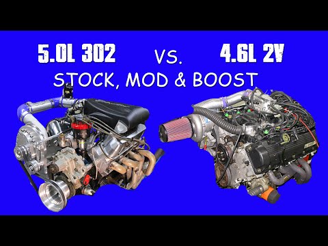 Видео: Какой двигатель Ford V8 лучше всего работает? OHV или SOHC, 5,0 л 302 или 4,6 л 2-клапанный модул...