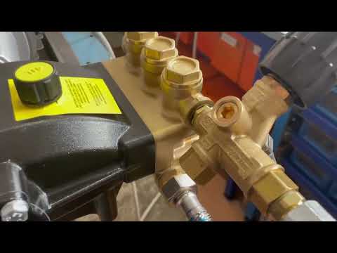 Видео: Предпродажный запуск АВД Hawk 200 бар 15 л/мин с двигателем RAVEL 5.5 кВт