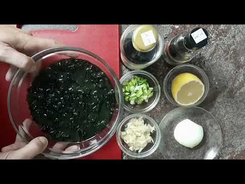 Видео: Салат из водорослей Вакаме