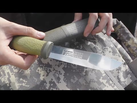 Видео: Китайская Mora 2000... Отличие в ножнах и мнение не-ножемана по ножу