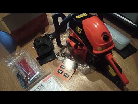 Видео: Бензопила SKIPER TV5230-PRO