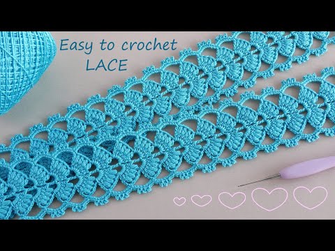 Видео: Очень КРАСИВОЕ ленточное КРУЖЕВО вязание крючком МК 💎 Beautiful and very easy to crochet LACE