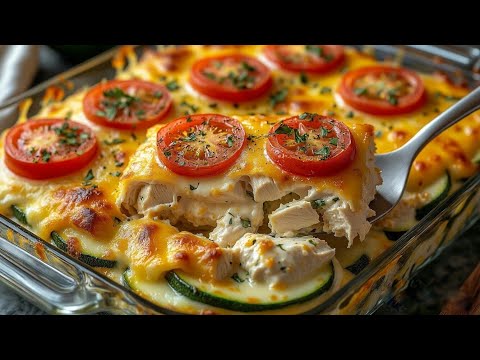 Видео: 🔥 НЕЖНАЯ ЗАПЕКАНКА из кабачков и курицы в духовке! Быстрый ужин для всей семьи!