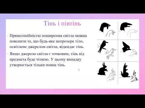 Видео: Фізика 9 клас Світловий промінь і світловий пучок. Закон прямолінійного поширення світла.