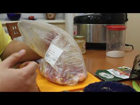 Видео: Буженина в мультиварке скороварке Maxwell к новогоднему столу