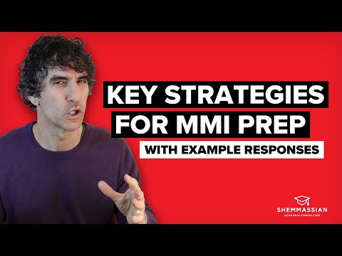 Видео: Подготовка к MMI: пройдите собеседование в MMI для поступления в медицинскую школу