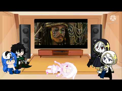 Видео: Реакция гг аниме на пиратов карибского моря гача клуб