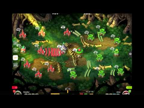 Видео: Mushroom Wars 2. Гайд по успешной игре. Разбор реплея. Аналитика ошибок. Видео 1