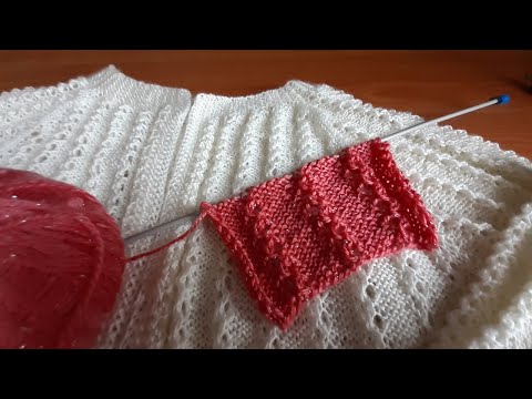 Видео: Узор спицами ажурный.