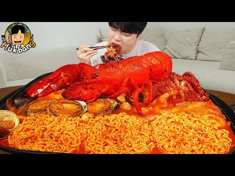 Видео: ASMR MUKBANG | острая лапша Рамён, кимбап, кимчи рецепт ! принимать пищу