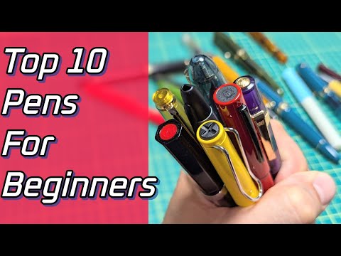 Видео: ТОП-10 лучших перьевых ручек для начинающих по ЦЕНЕ БЮДЖЕТА — все до 35 долларов