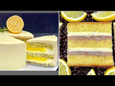 Видео: Любителям лимона! 2 рецепта простых тортов! Попробуйте!!