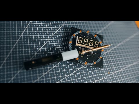 Видео: Обзор китайского DIY набора для самостоятельной сборки - часы.