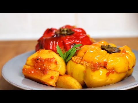 Видео: Фаршированные перцы с булгуром по греческому рецепту 🌶️✨ Легкая, здоровая и вкусная еда