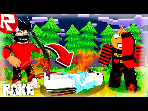Видео: Побили Рейка Молотком По Голове...The Rake Kill Test Roblox