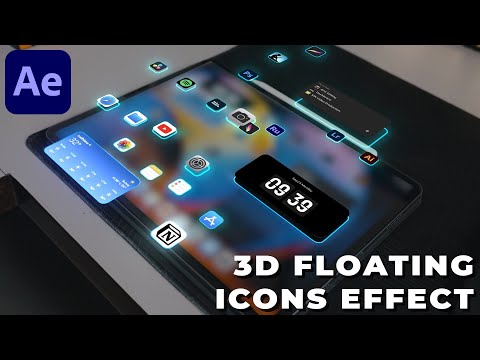 Видео: Эффект 3D-плавающих значков в After Effects — Учебное пособие по After Effects