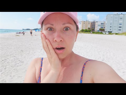 Видео: УВИДЕЛИ АКУЛ НА ПЛЯЖЕ! Флорида ч.1