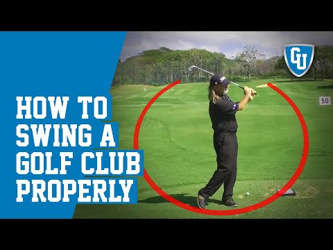 Видео: Как правильно замахиваться клюшкой для гольфа