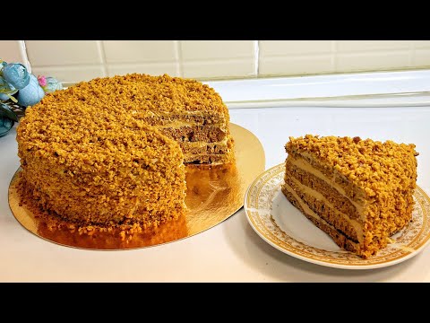 Видео: Торт Медовик на сковороде за 30минут. Баллды торт тапада жасаймыз.Бюджетный рецепт#медовыйтортрецет