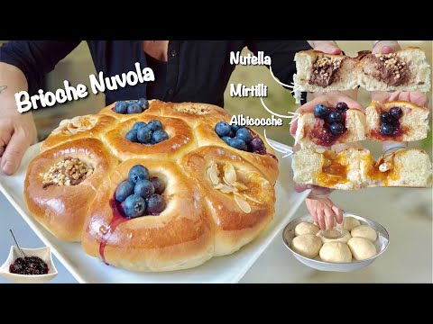 Видео: ОБЛАЧНАЯ БРИОШЬ со СТЕКЛОМ 3 ЛЕГКАЯ и ОЧЕНЬ МЯГКАЯ 🍫🫐🍑