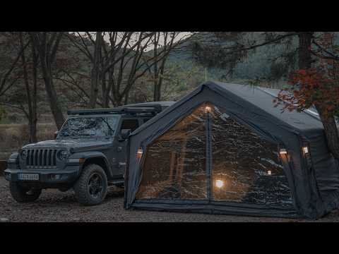 Видео: Роскошный кемпинг с уютной надувной палаткой | Отдых | Глэмпинг